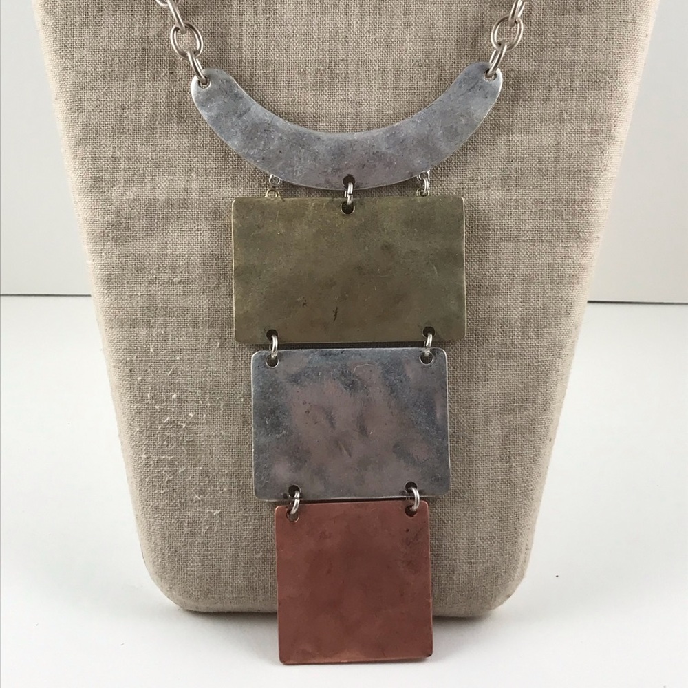 Mixed metal necklace from Ava and Grace